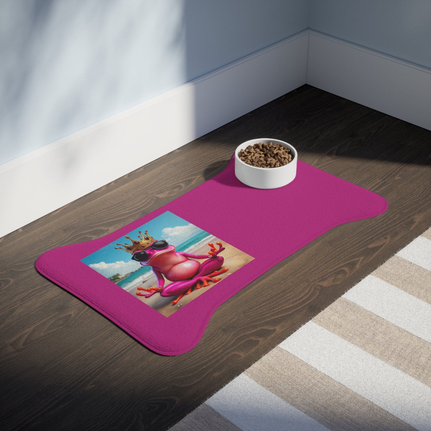 Pink Food Mats | Feeding Mat For Cats & Dogs