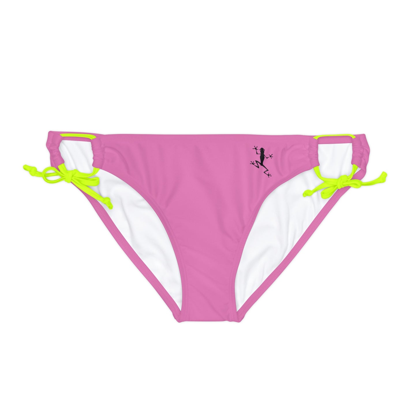 Loop Tie Side Bikini Bottom | Pink Underwear