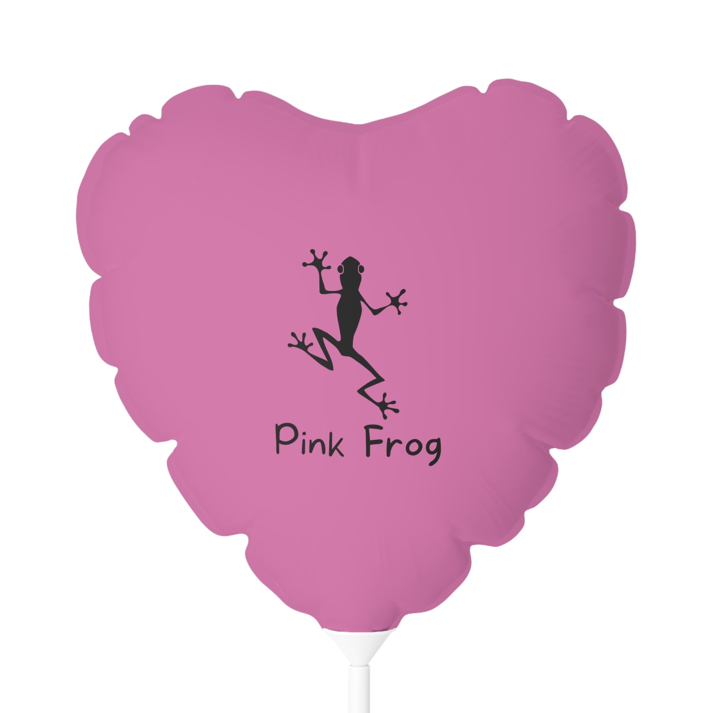 Balloon | Round and Heart-shaped - Pink Frog