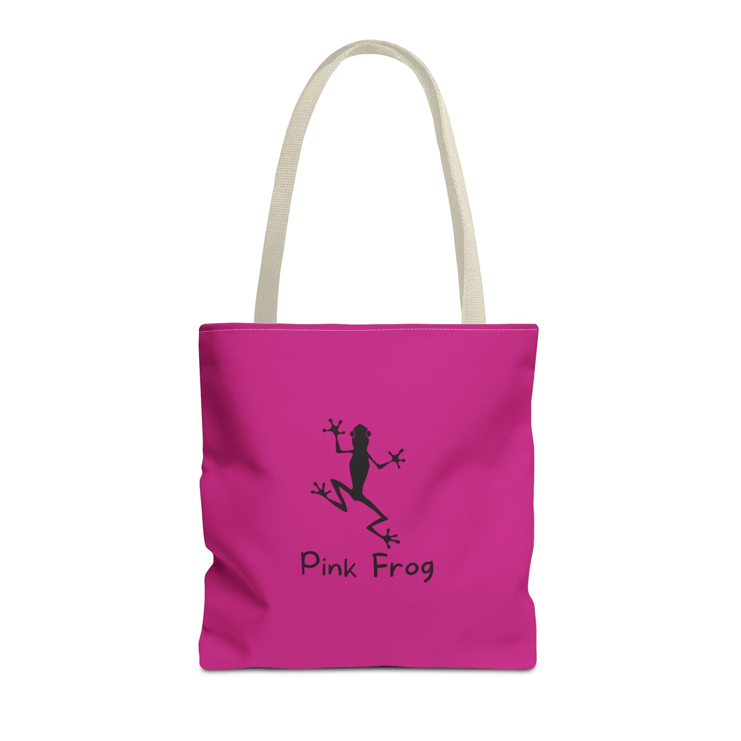 Pink Frog Tote Bag - Bags For Shopping