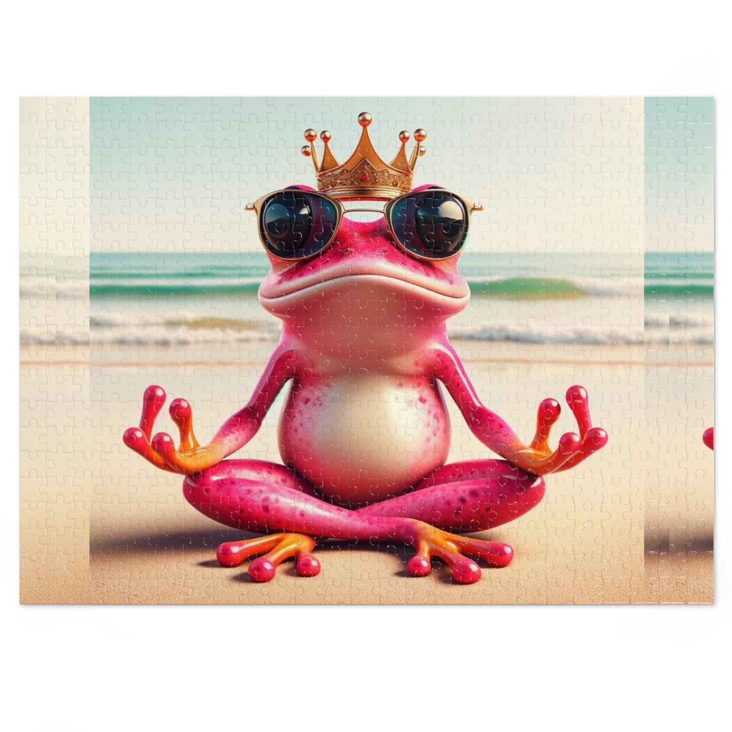 Pink Frog | Jigsaw Puzzle - (30, 110, 252, 500,1000-Piece)