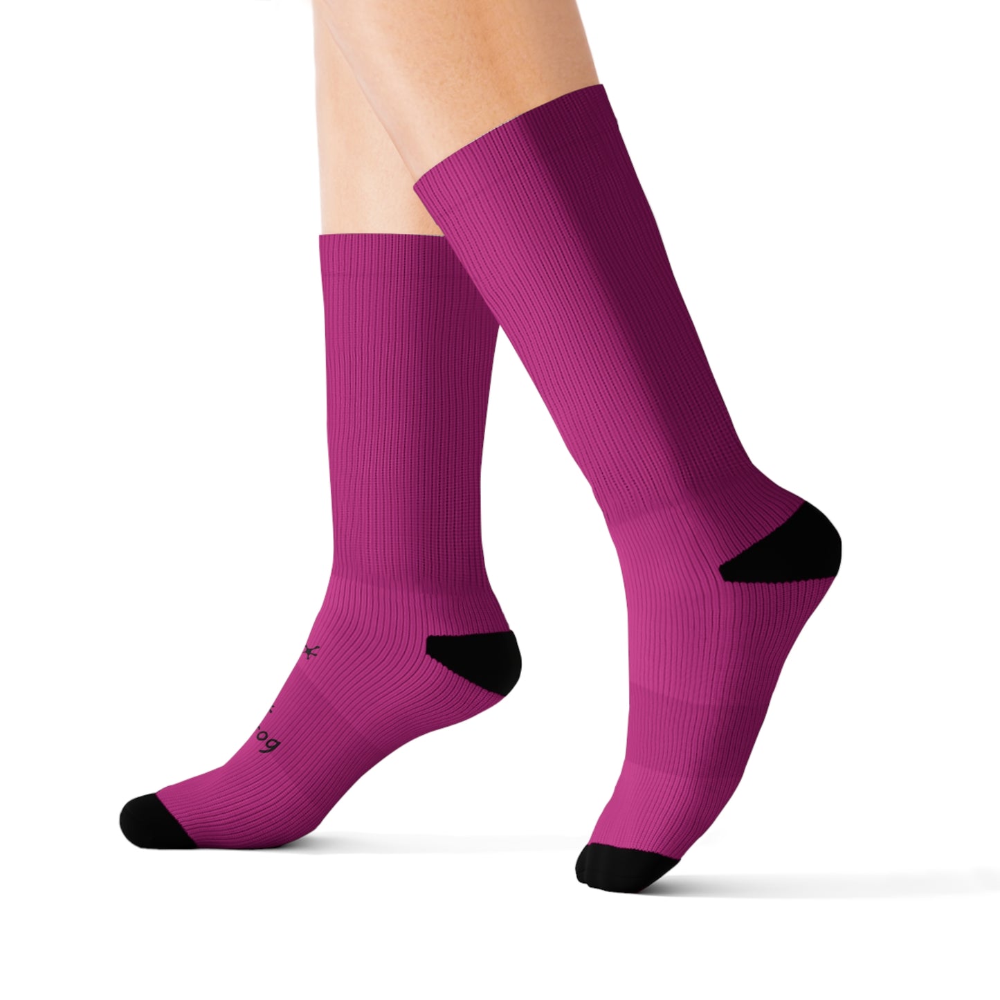 Pink Frog Socks - Stepping Out In Style