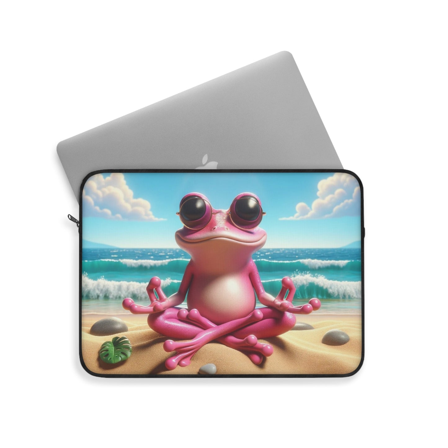 Laptop Sleeve | Pink Bag - Frog