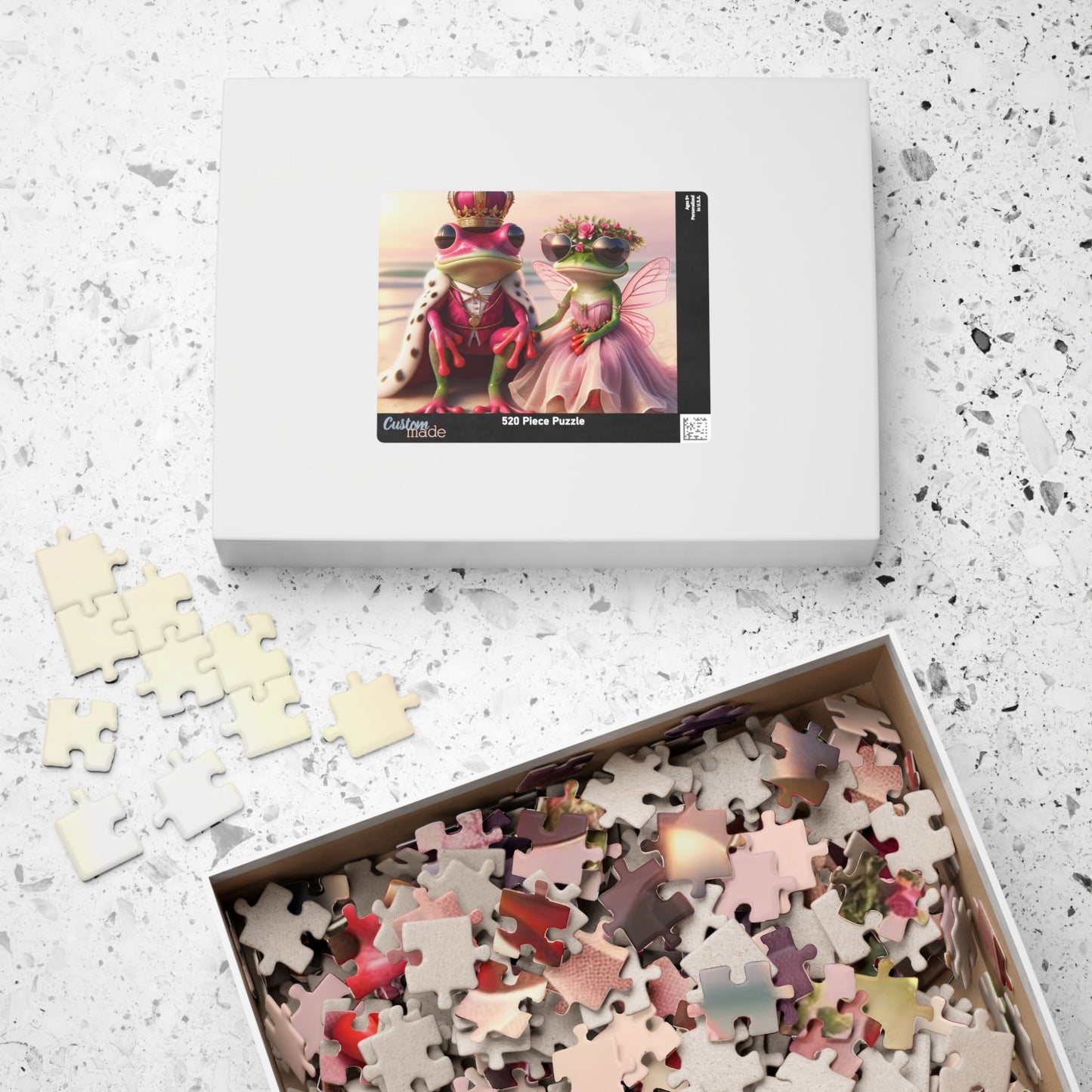 Pink Frog | Puzzle - (110, 252, 520, 1014-piece)