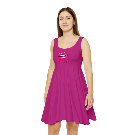 Women's Skater Dresses | Pink Dress - Lips