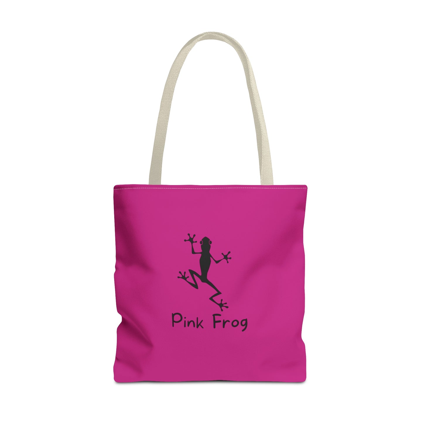 Pink Frog Tote Bag - Bags For Shopping