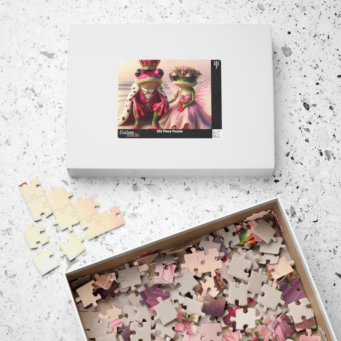 Pink Frog | Puzzle - (110, 252, 520, 1014-piece)