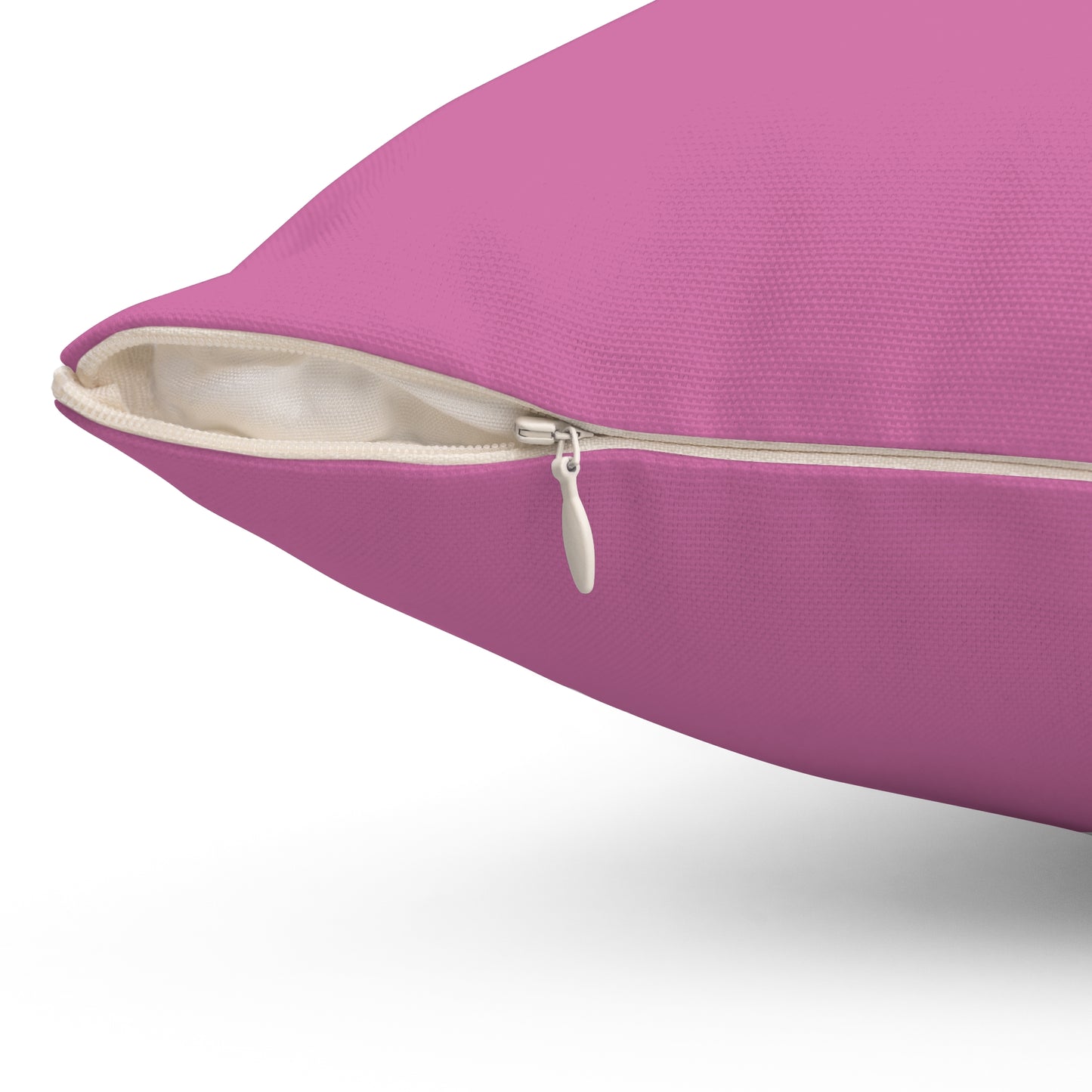 Spun Polyester Square Pillow | Light Pink