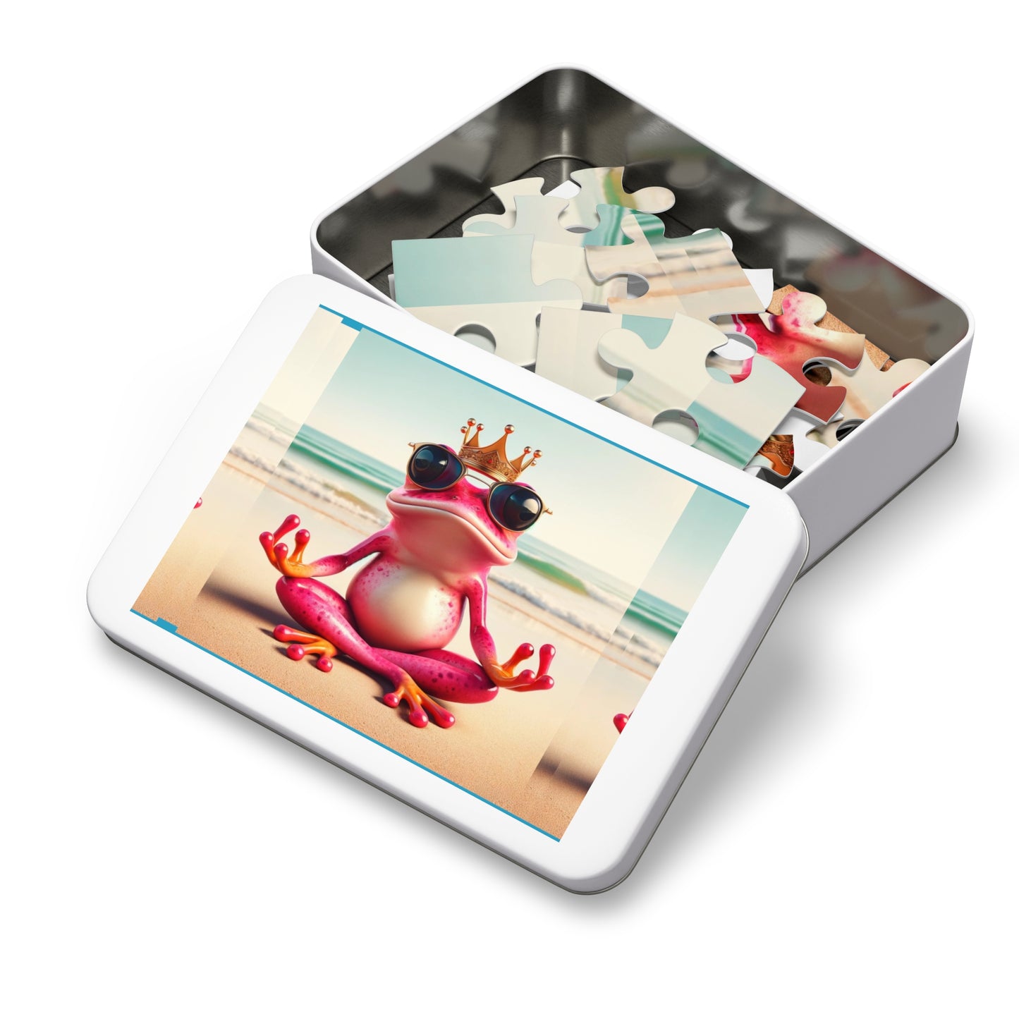 Pink Frog | Jigsaw Puzzle - (30, 110, 252, 500,1000-Piece)