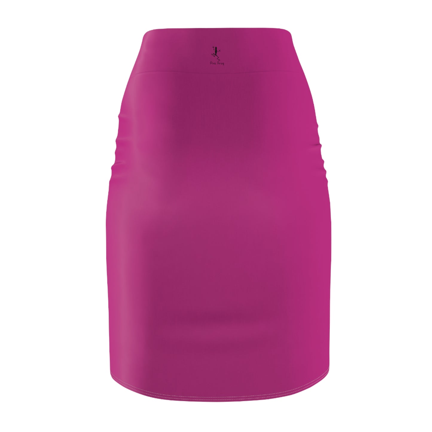 Women's Pencil Skirt - Pink Frog