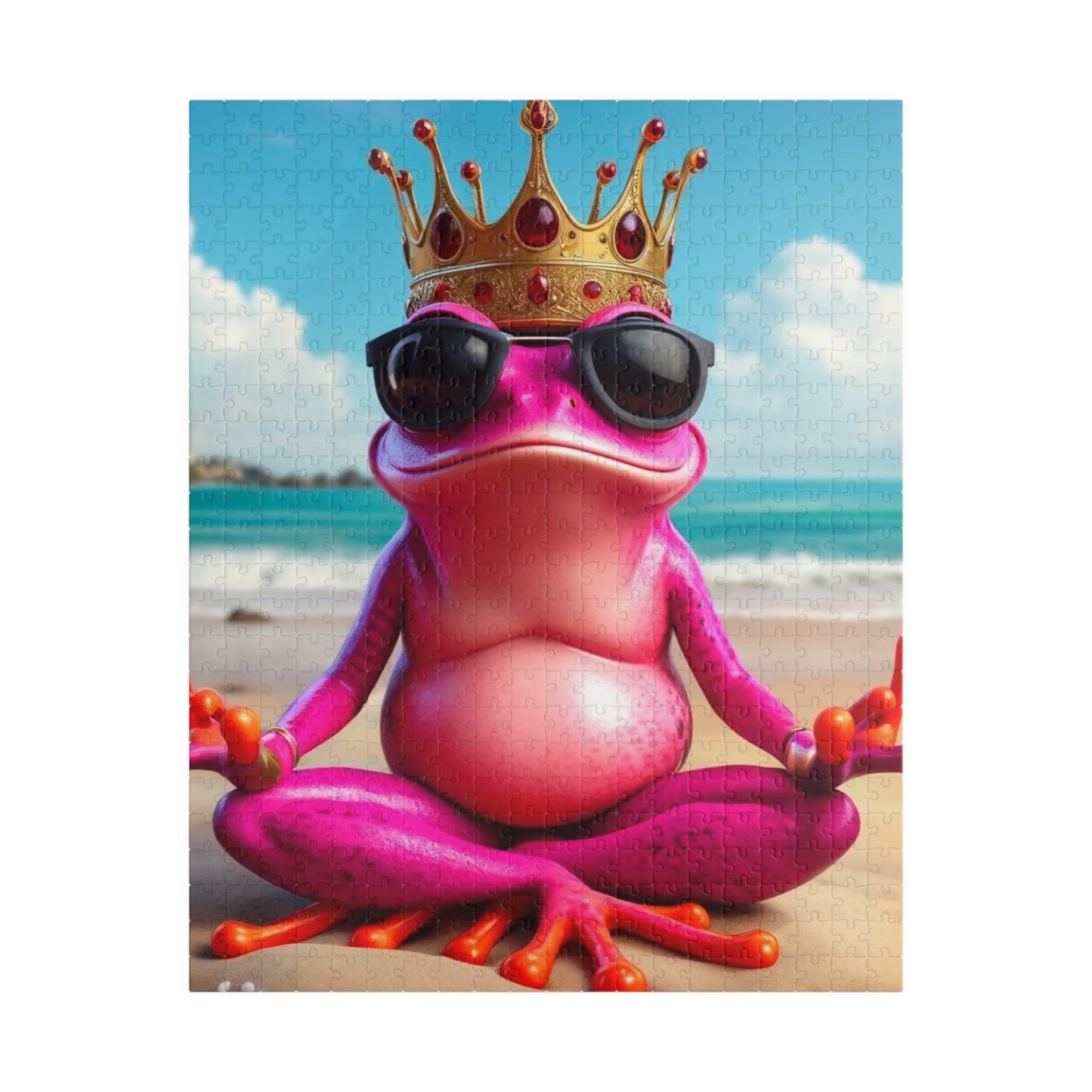 Pink Frog | Puzzle - (110, 252, 520, 1014-piece)