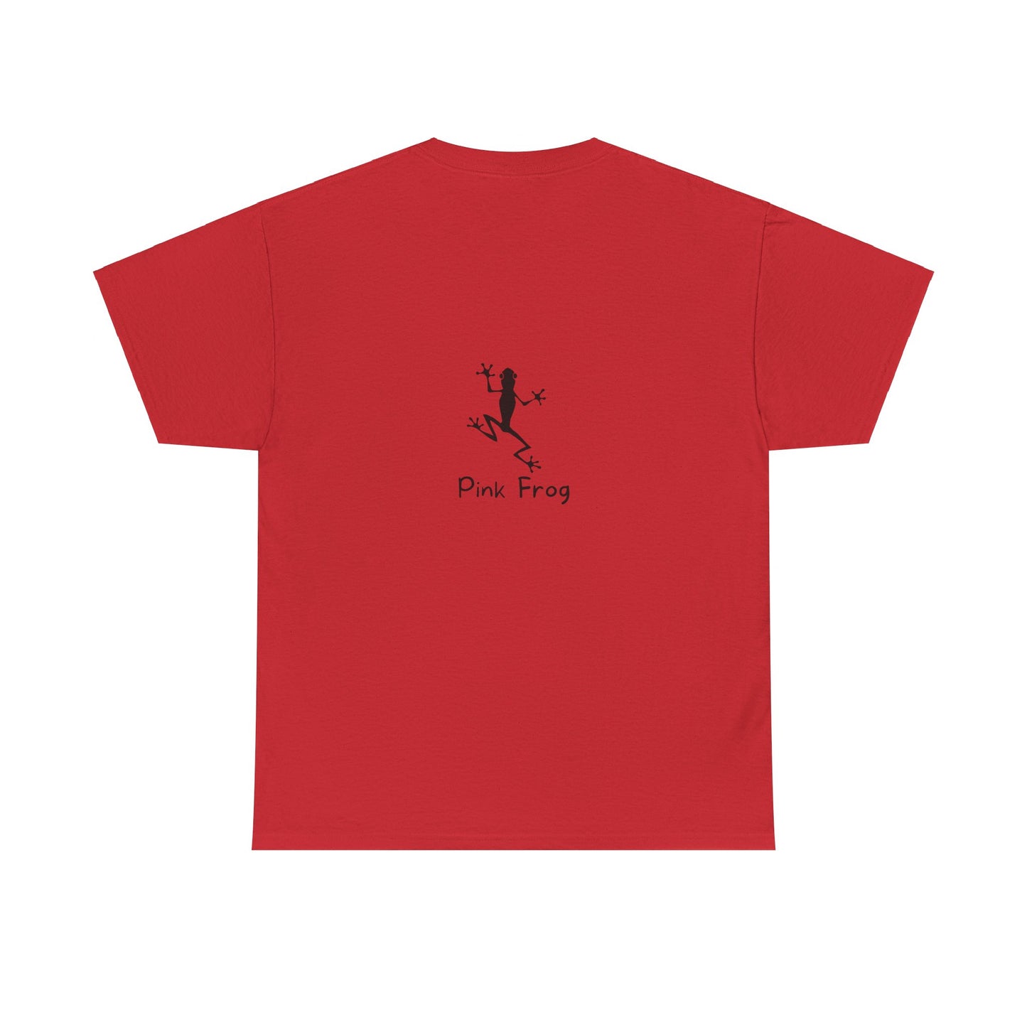 Unisex Heavy Cotton Tee | Summer T-Shirts - Pink Frog