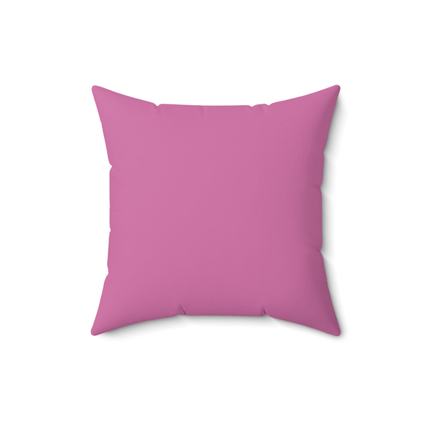 Spun Polyester Square Pillow | Light Pink