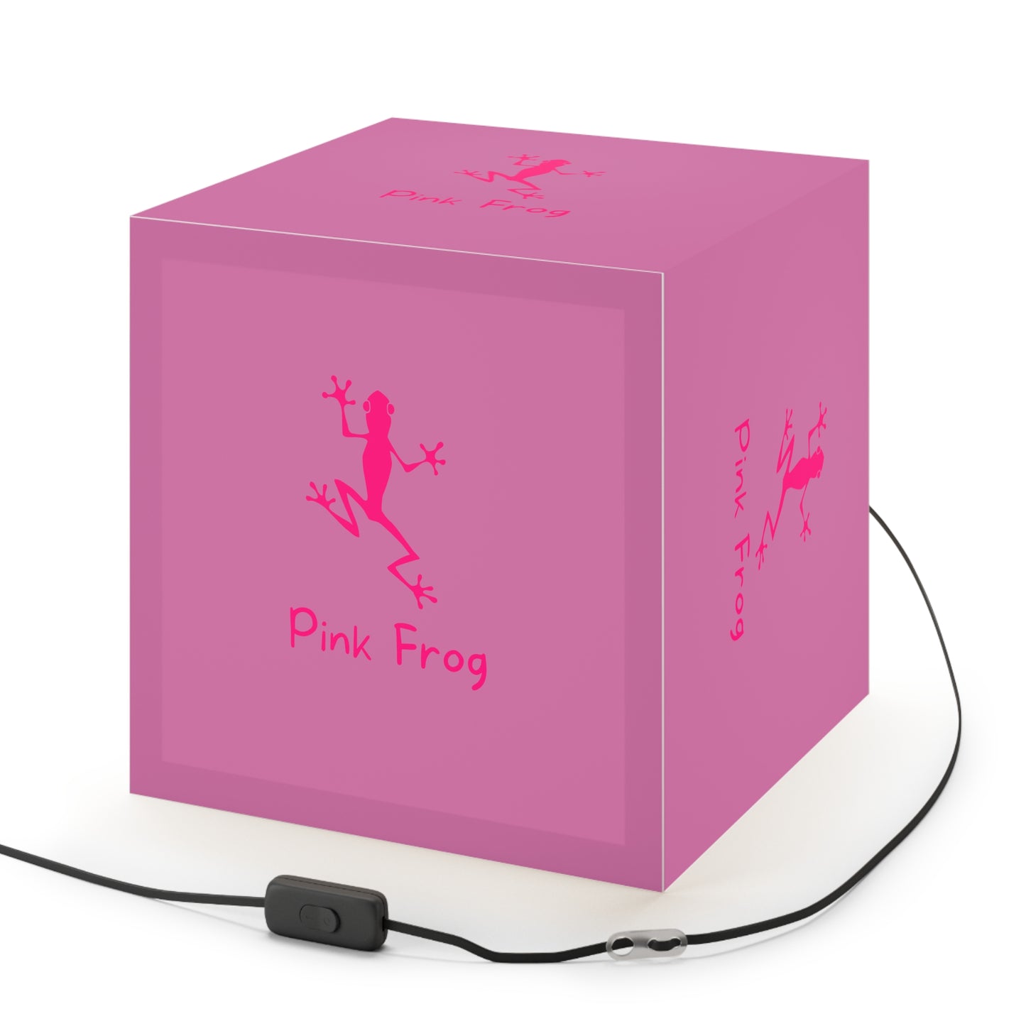 Light Cube Lamp | Pink Frog