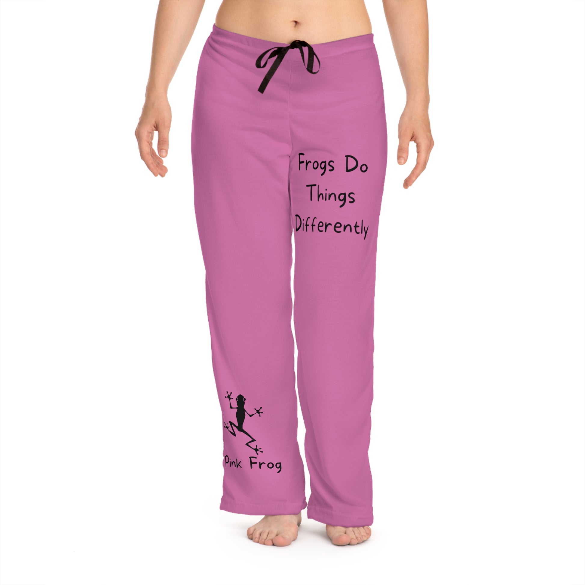 Pink Frog Pajama Pants | Cozy Comfort | Stylish Loungewear