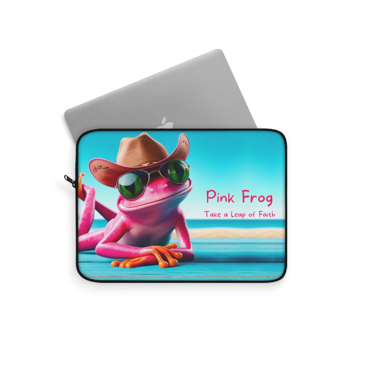 Laptop Sleeve | Pink Frog