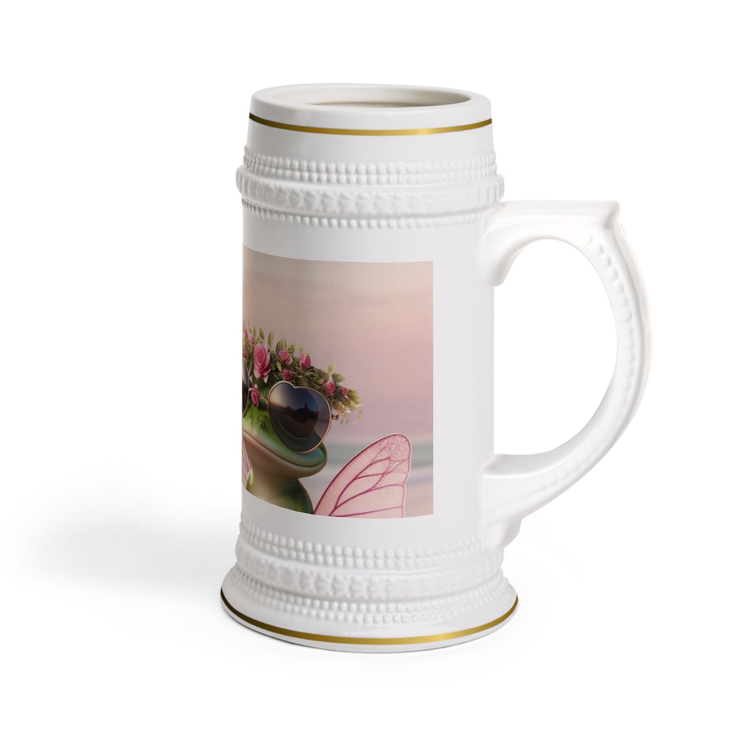 Beer Stein Mug | Pink Frog