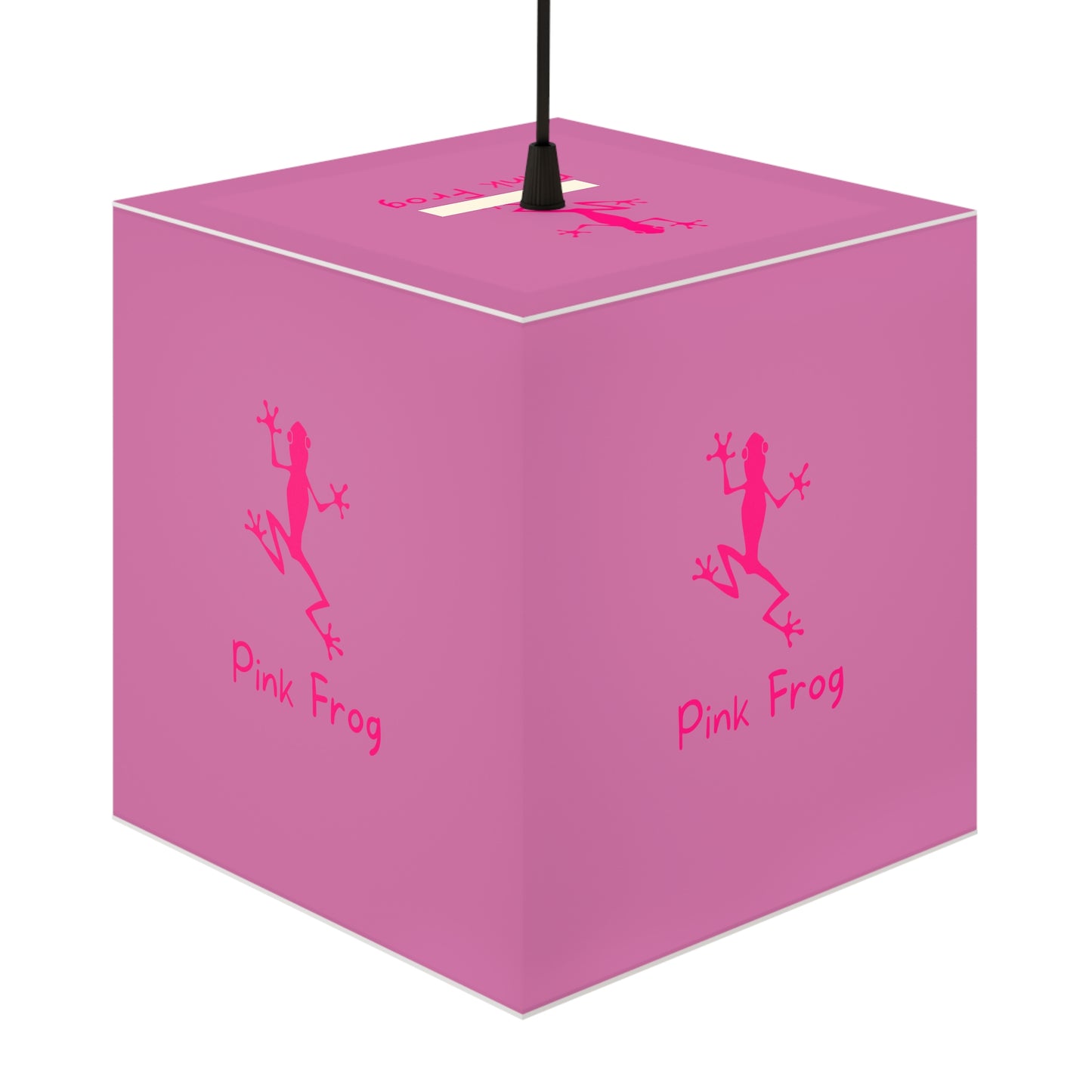 Light Cube Lamp | Pink Frog