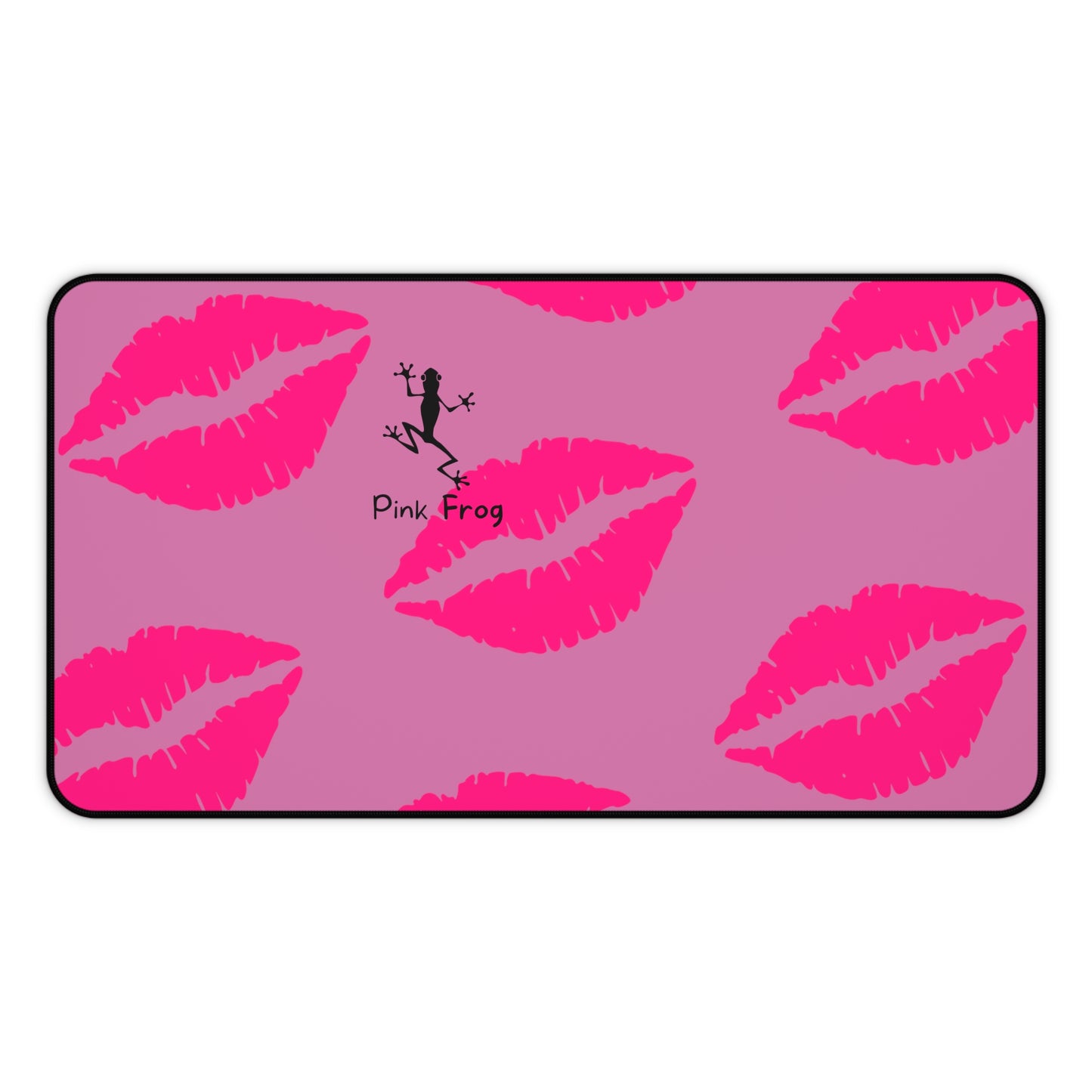 Desk Mat For Computer Mouse | Pink Frog