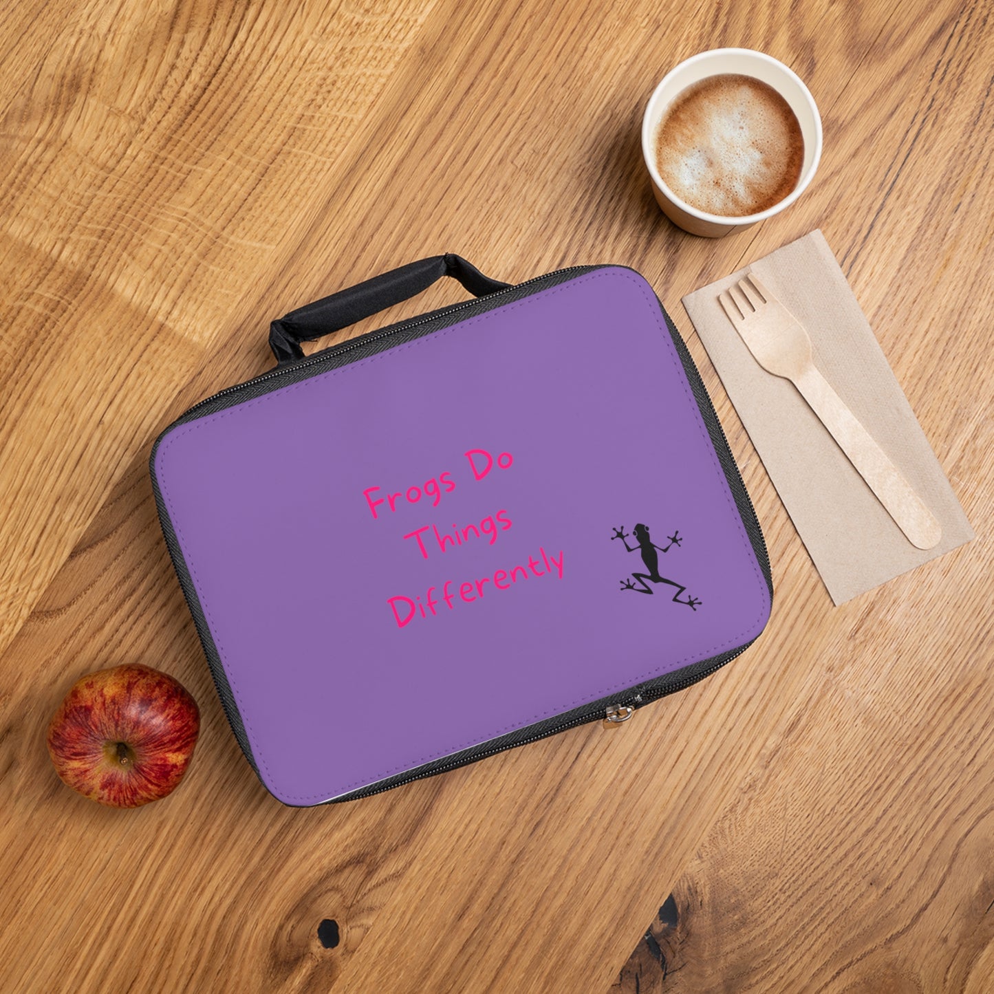 Lunch Bag | Pink Frog