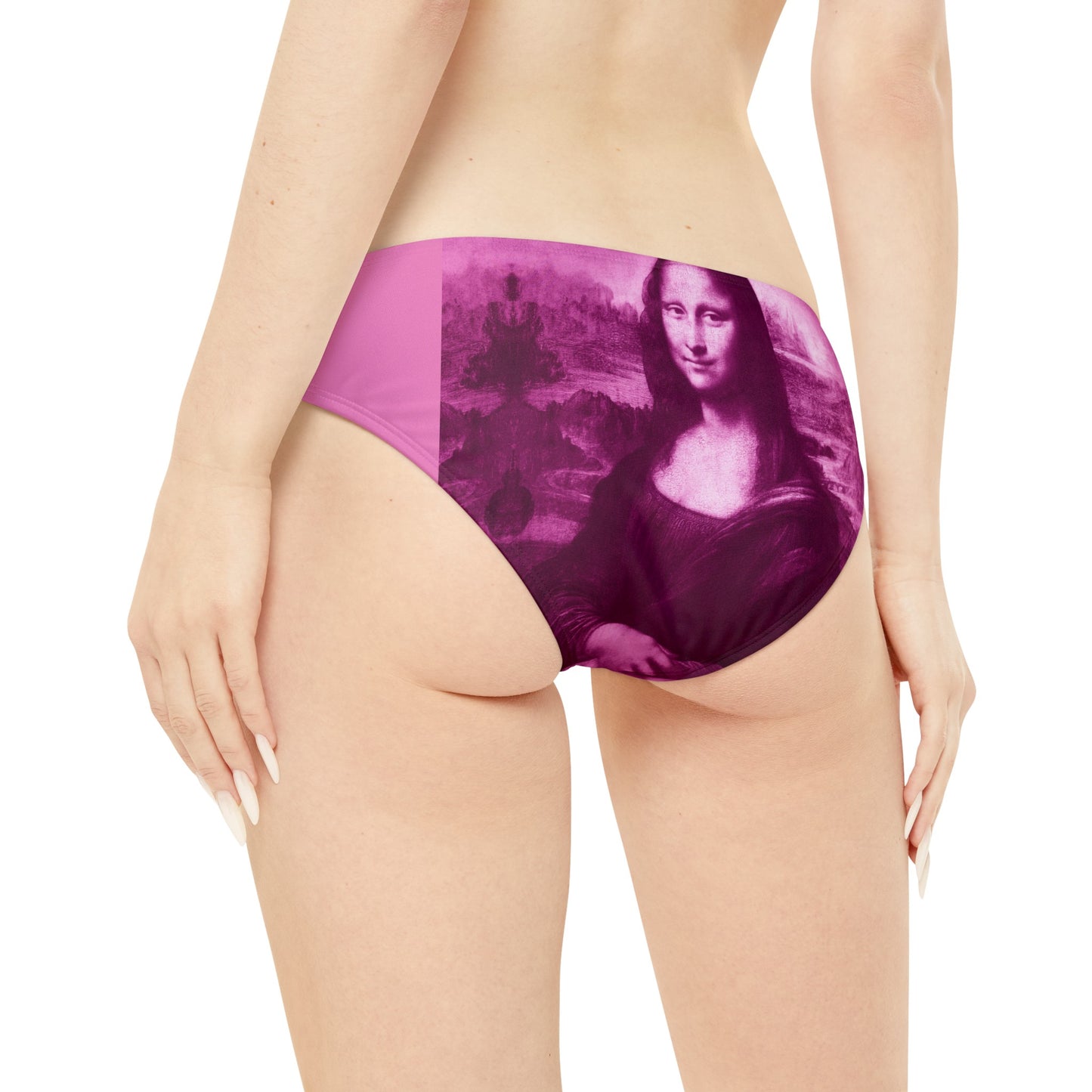 Loop Tie Side Bikini Bottom | Pink Underwear - Mona Lisa