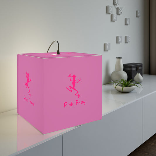 Light Cube Lamp | Pink Frog