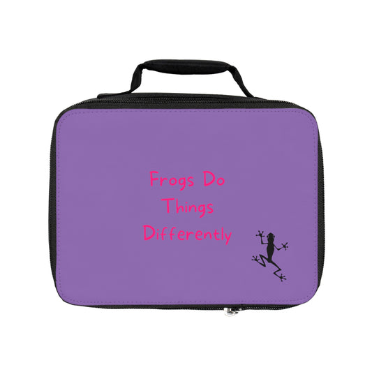 Lunch Bag | Pink Frog