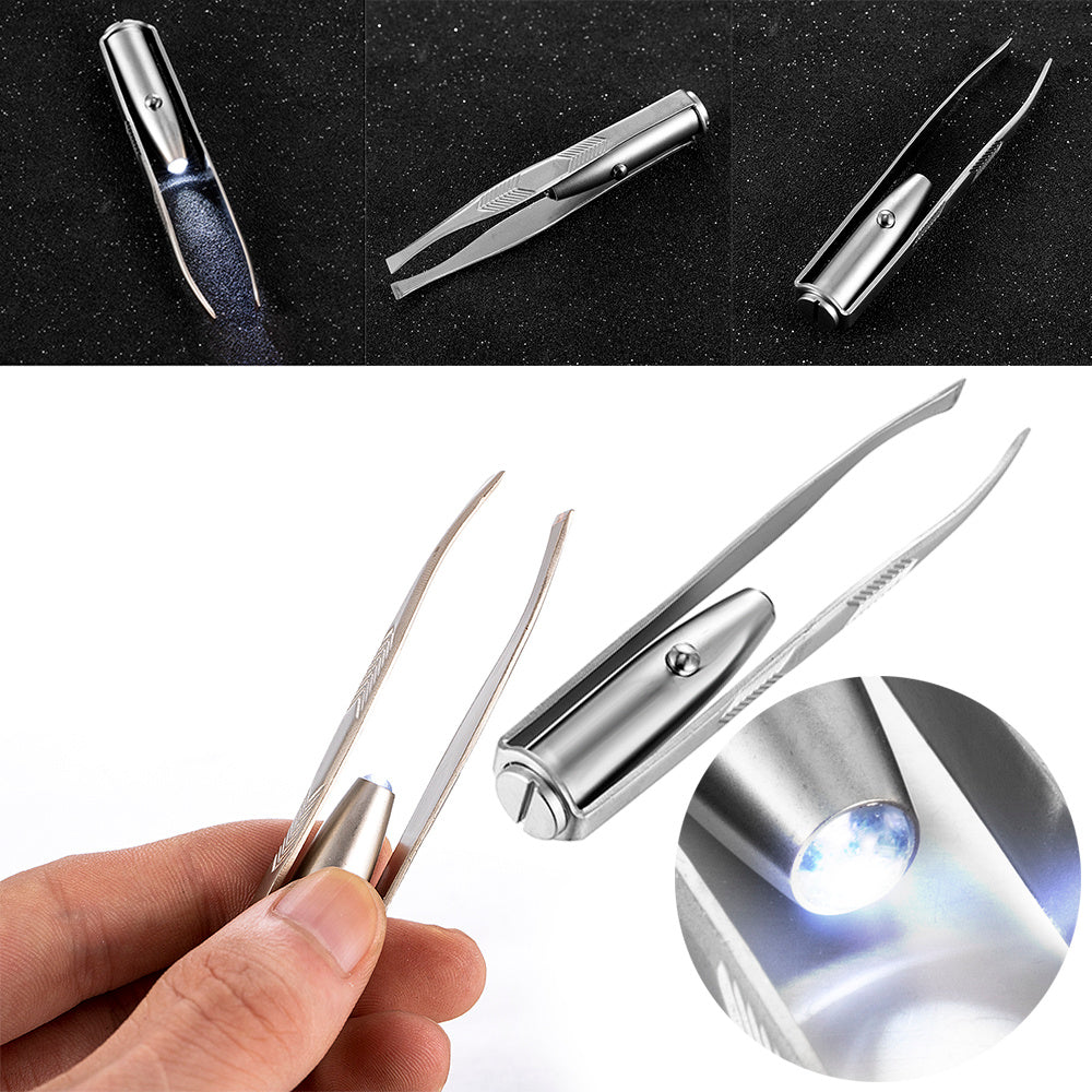 Visual Eyebrow Clip With Light For Trimming Eyebrows And Plucking Clip