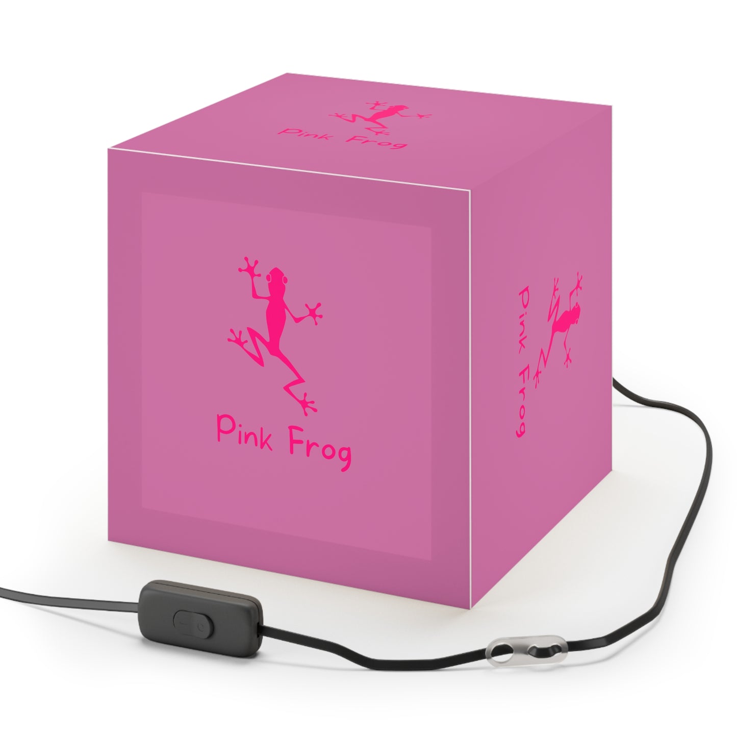 Light Cube Lamp | Pink Frog