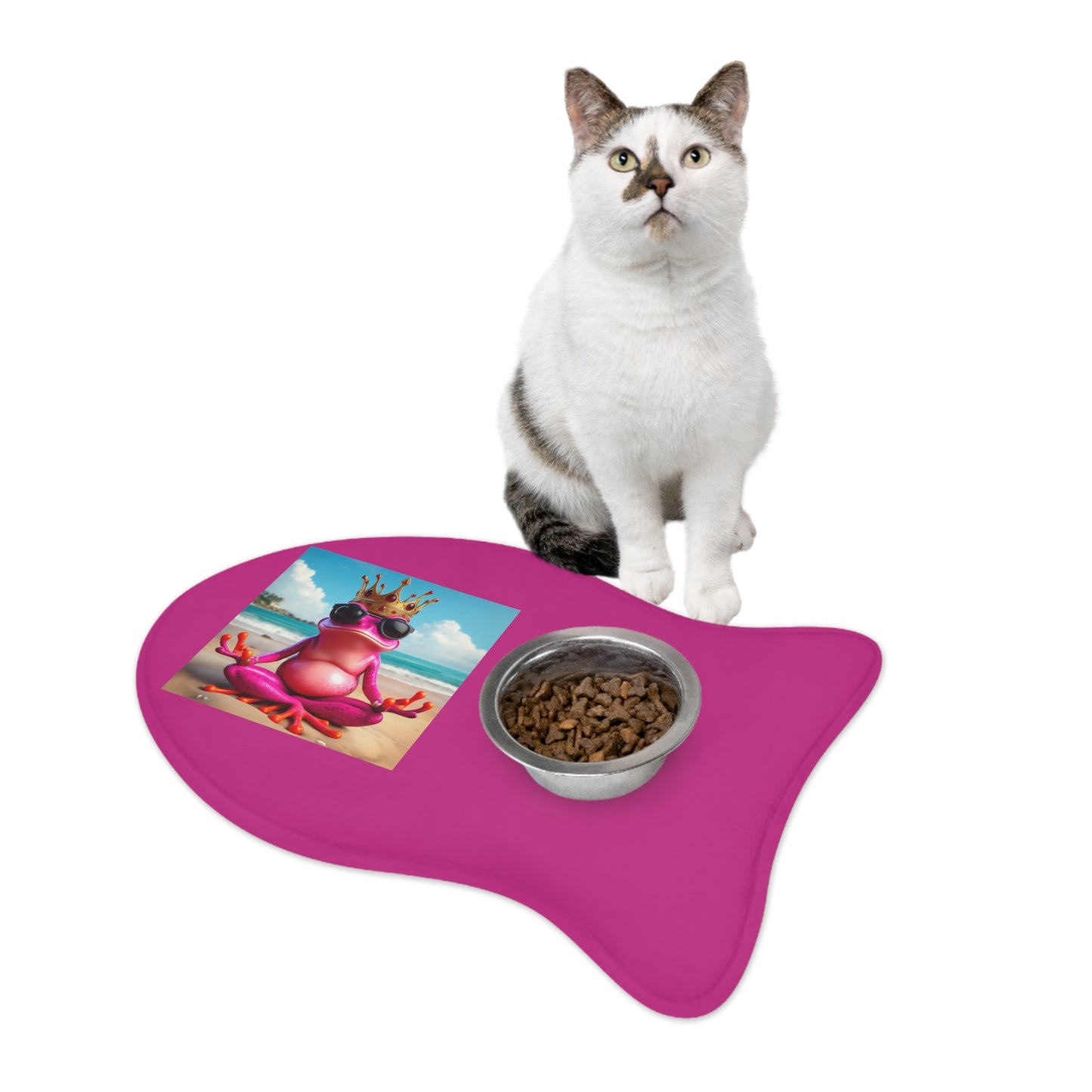 Pink Food Mats | Feeding Mat For Cats & Dogs