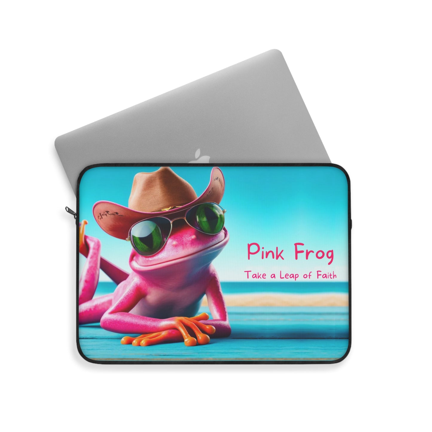 Laptop Sleeve | Pink Frog