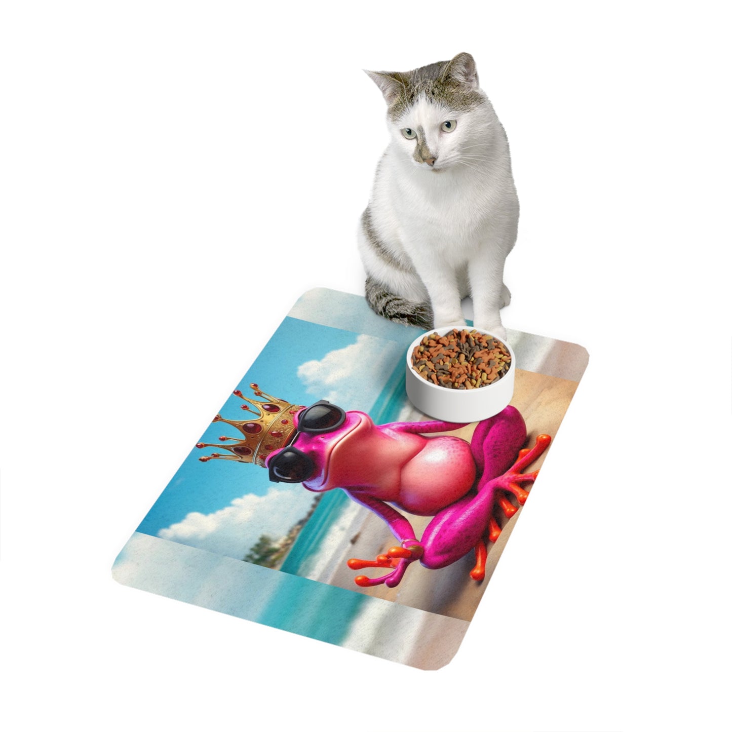 Pink Food Mat For Pets | Cats & Dogs