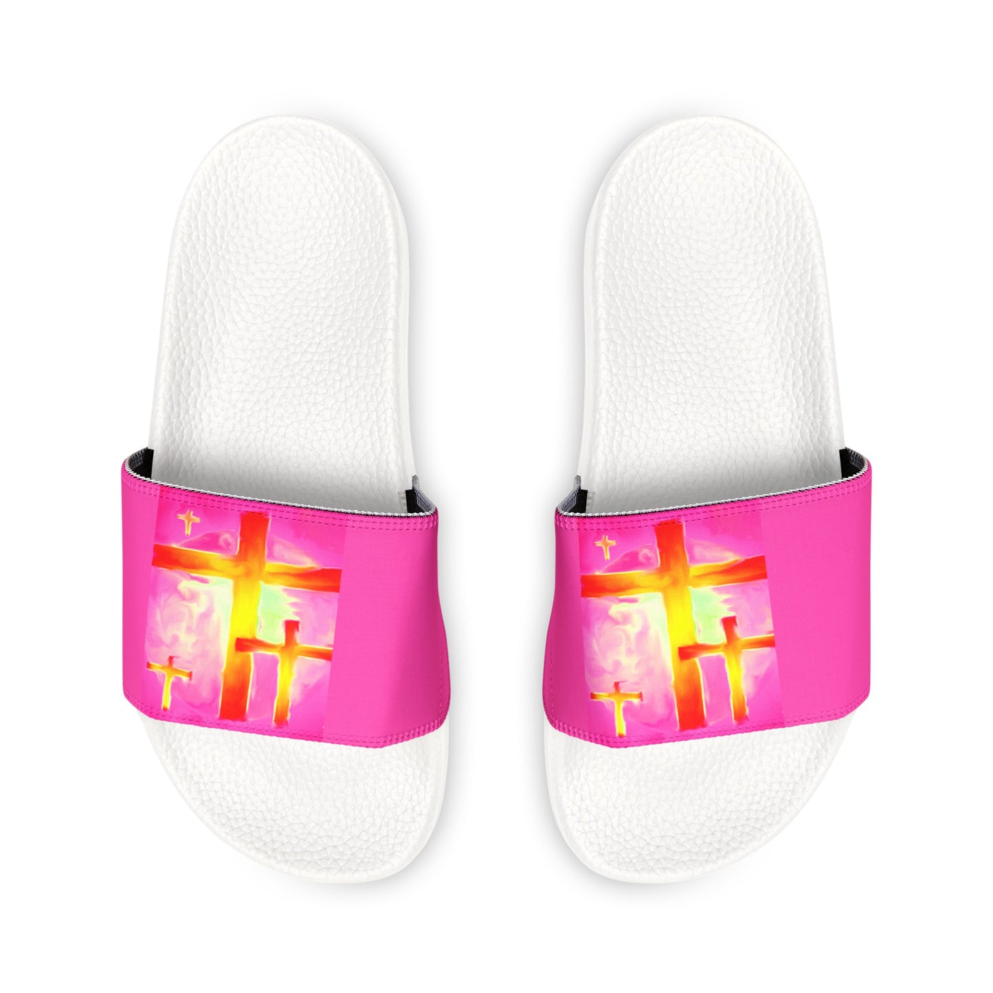 Pink Cross Women's Slide Sandals - Inspire