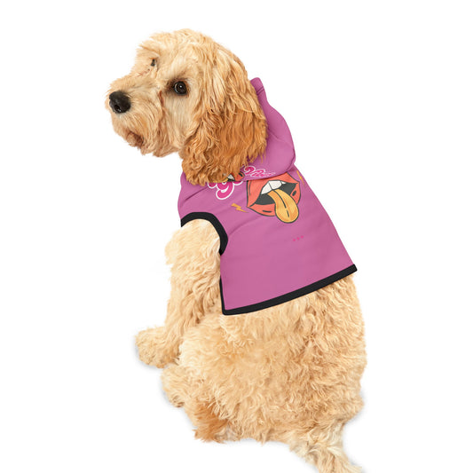 Pink Hoodie For Pets | Cats & Dogs - Pink Frog