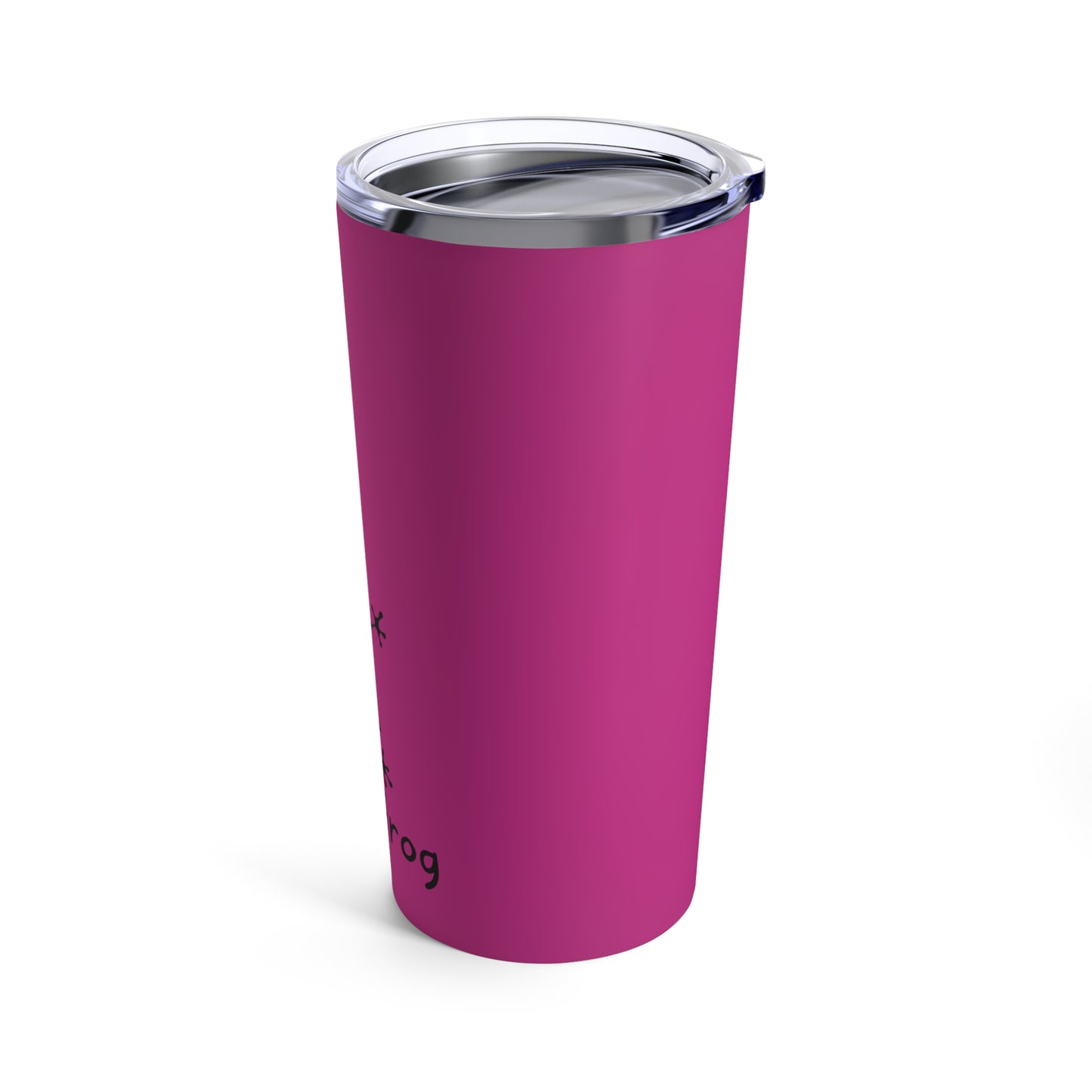 Pink Frog Tumbler - 20oz - Leapfrog Into Joy