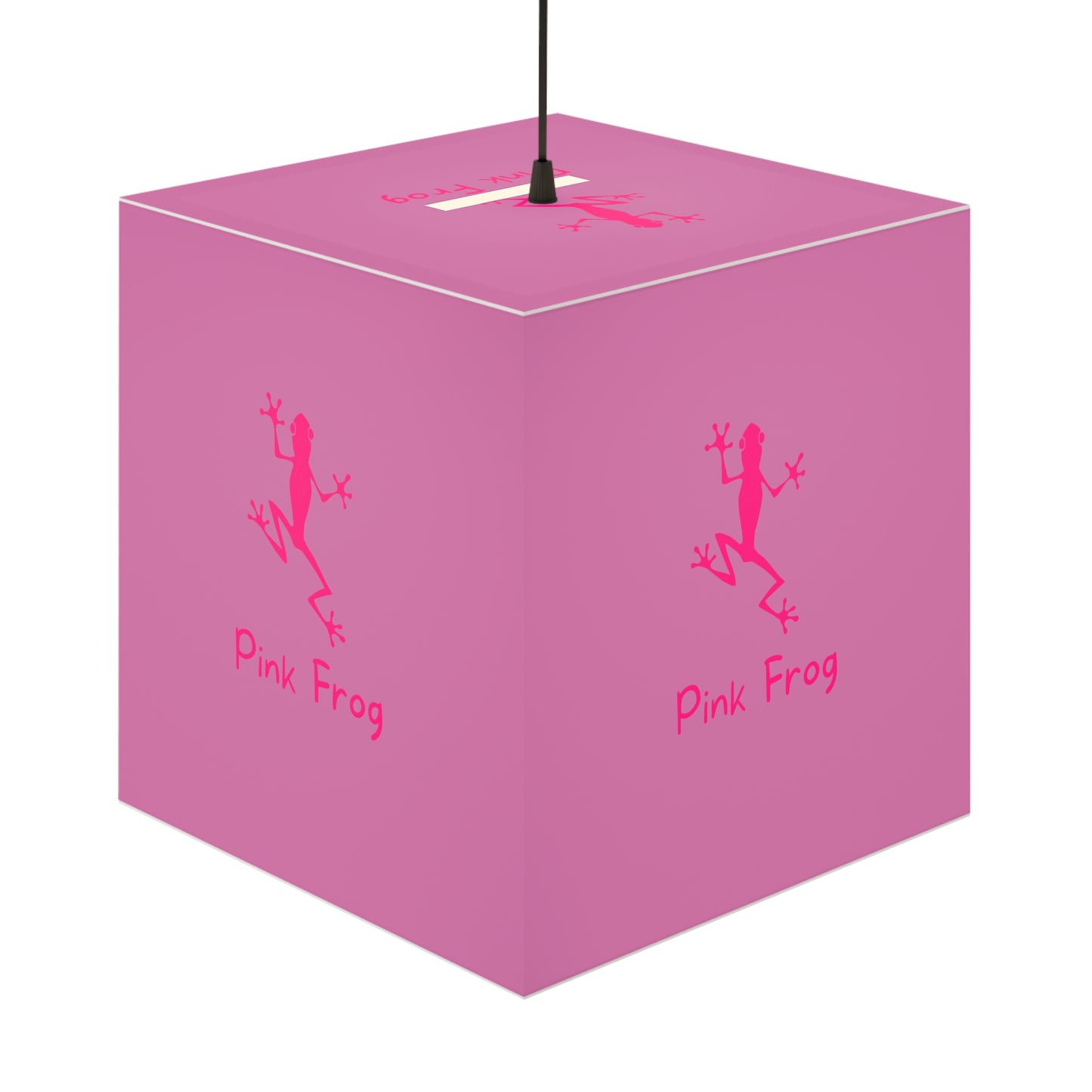 Light Cube Lamp | Pink Frog