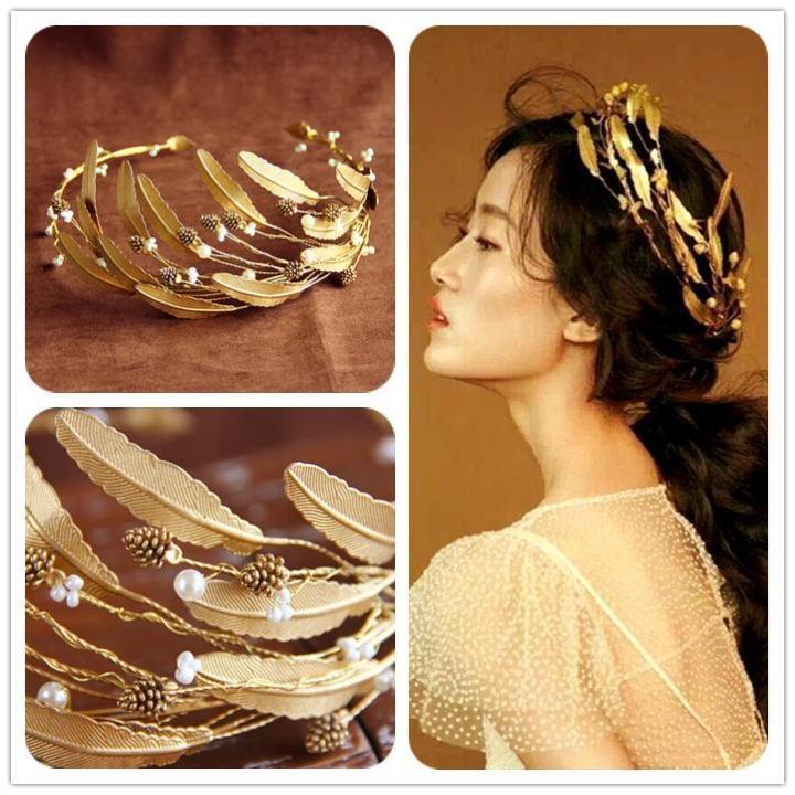 European Style Retro Baroque Crown Bridal Headdress