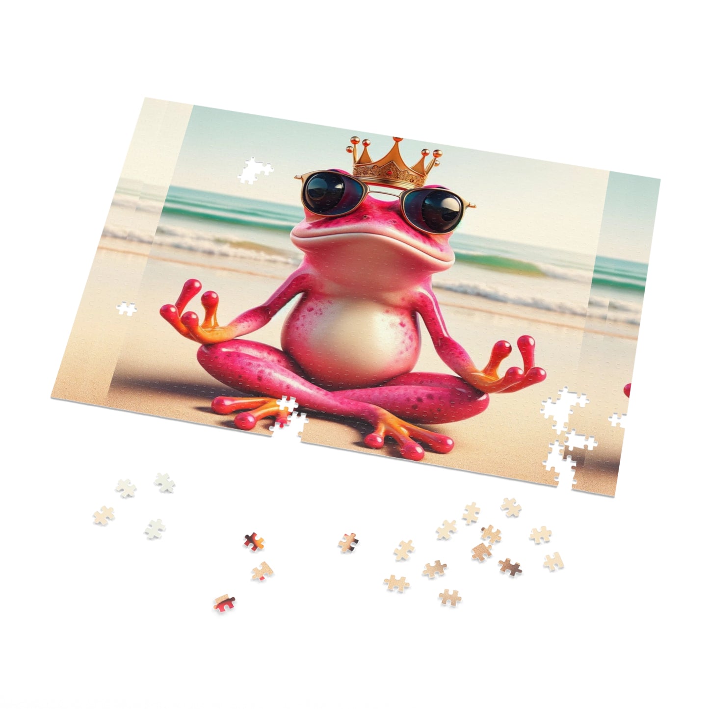 Pink Frog | Jigsaw Puzzle - (30, 110, 252, 500,1000-Piece)