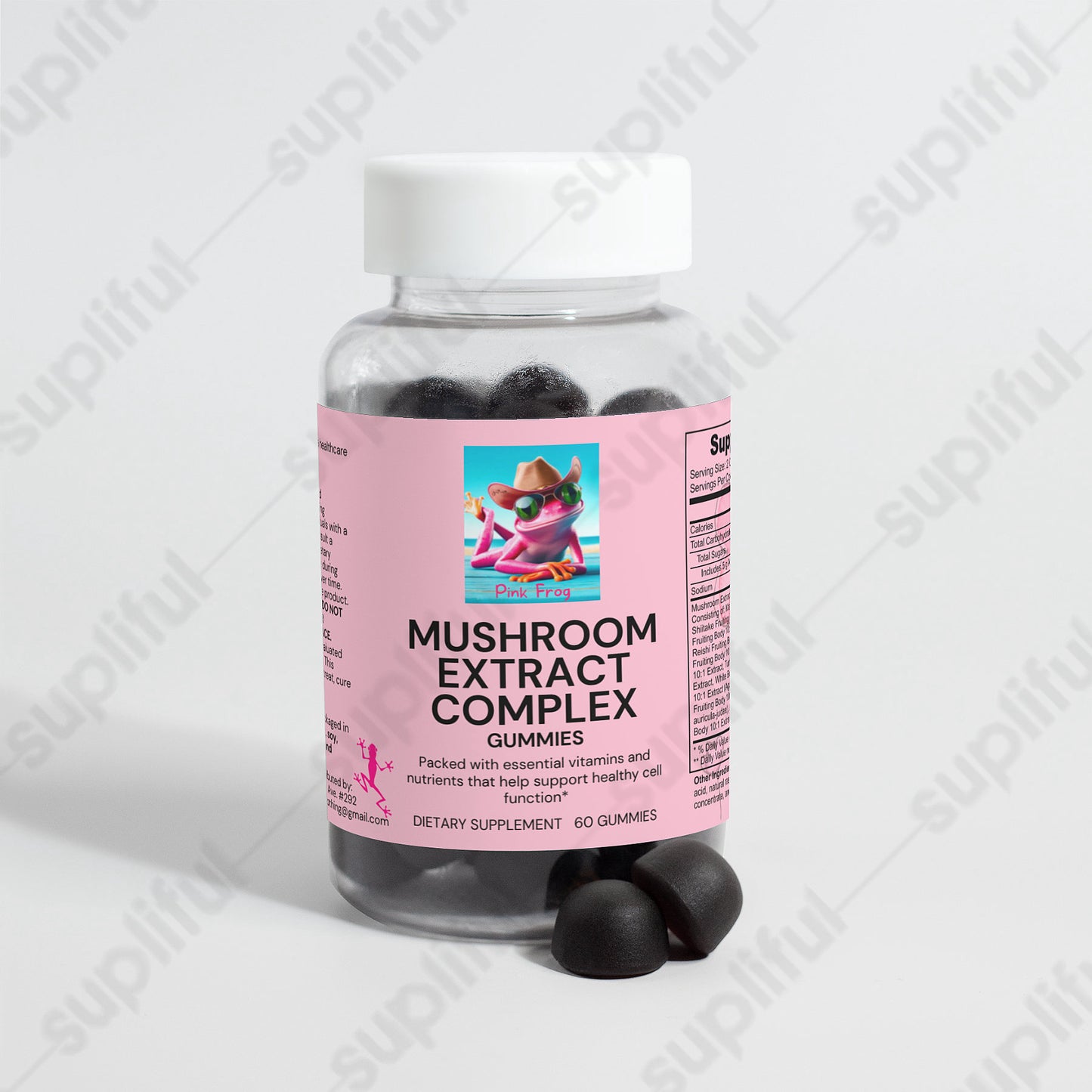 Mushroom Extract Complex | Healthy Treats For Adults - Pink Frog