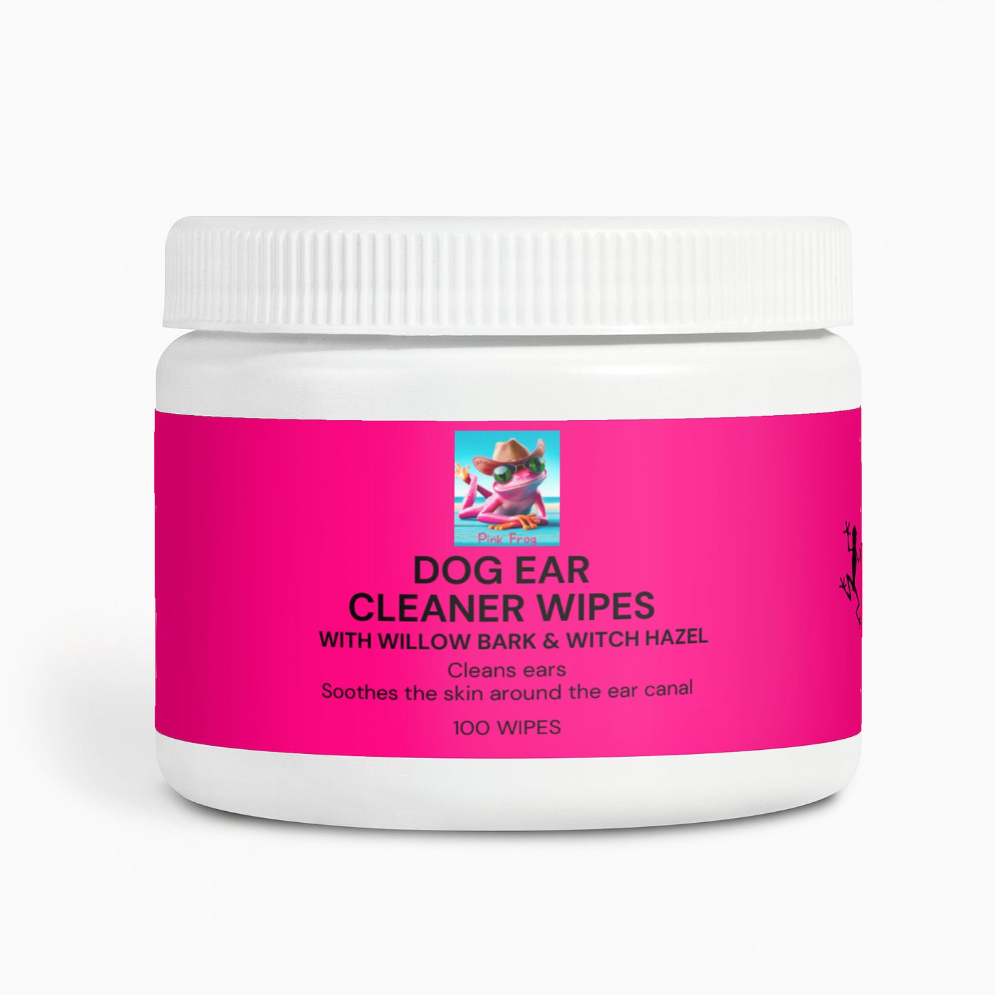 Dog Ear Cleaner Wipes | Pink Frog