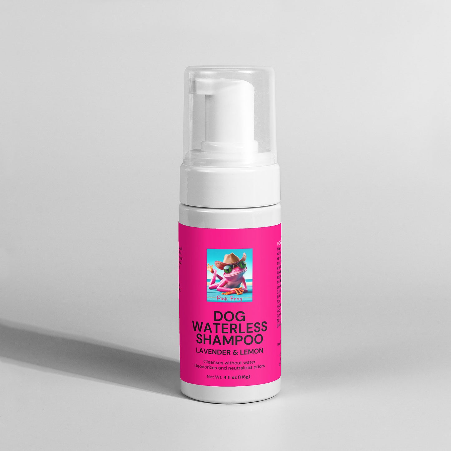 Dog Waterless Shampoo | Pink Frog