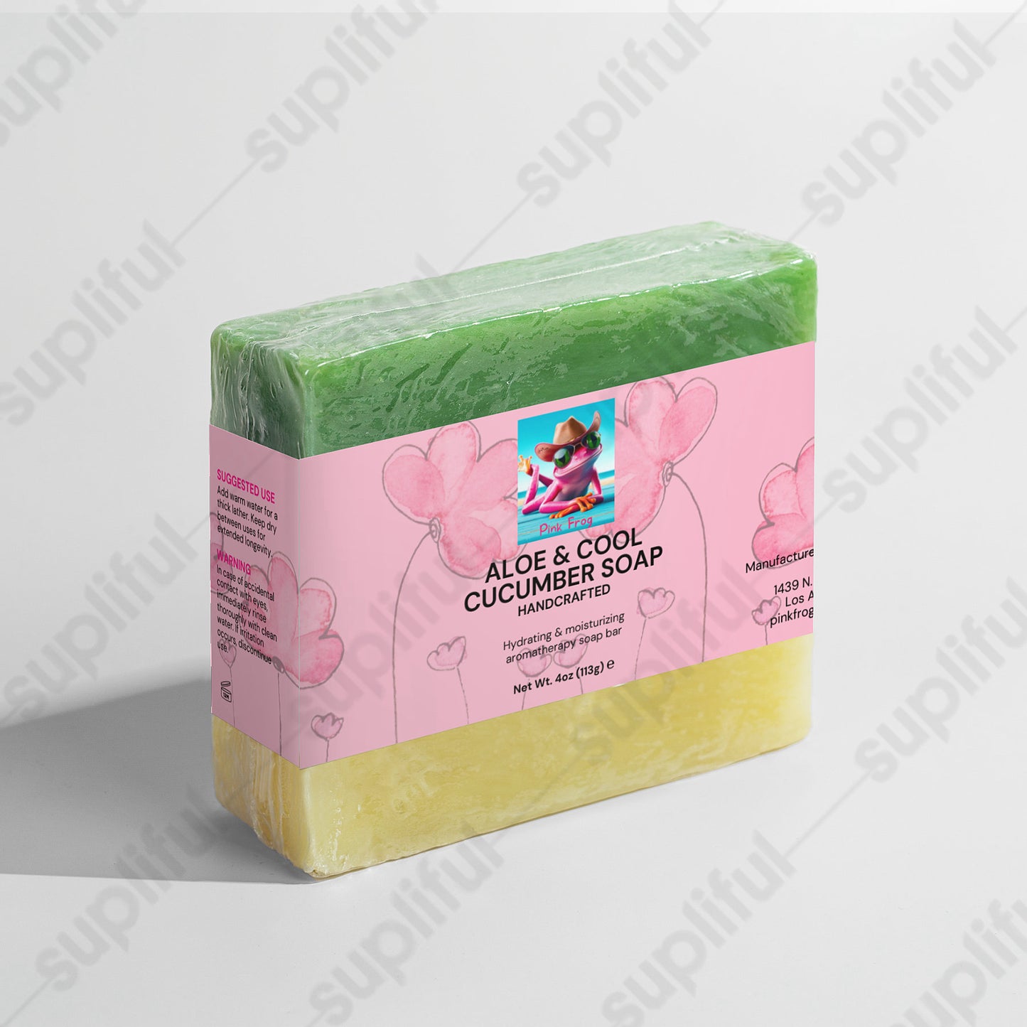 Aloe & Cool Cucumber Soap | Skincare - Pink Frog