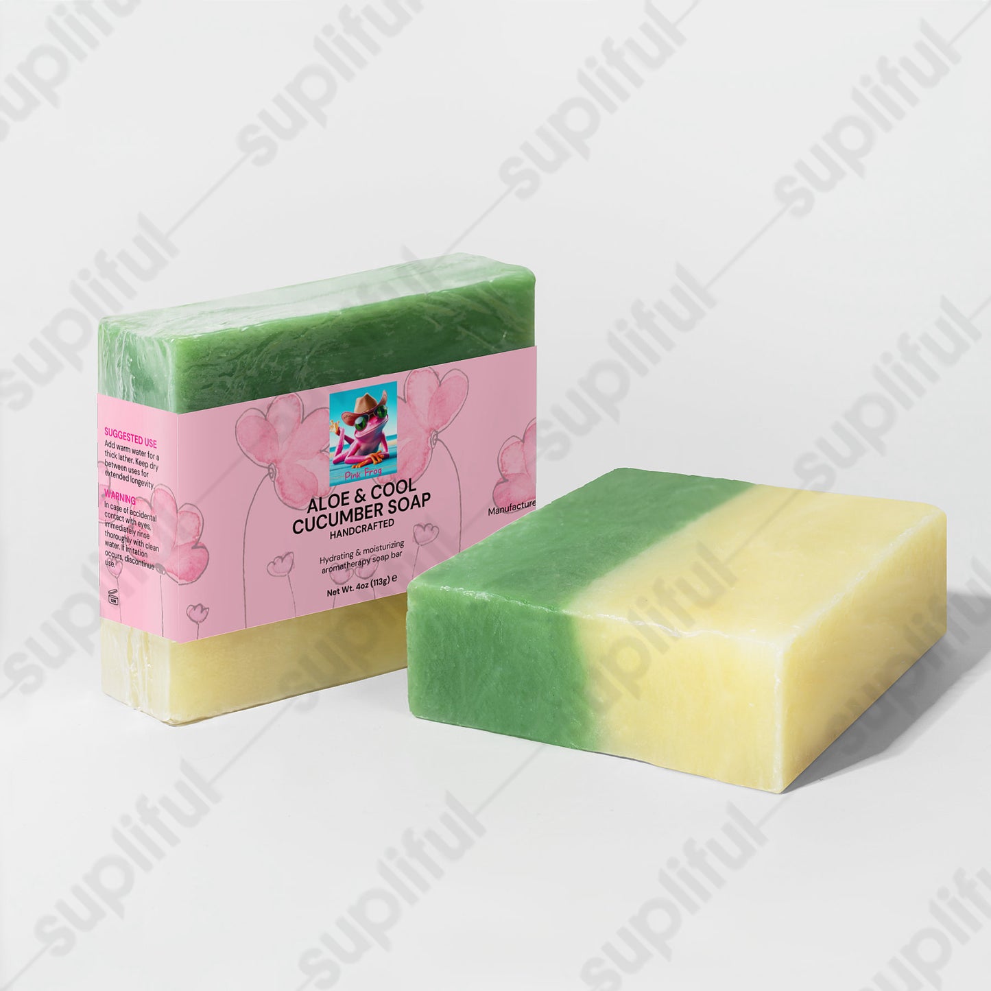 Aloe & Cool Cucumber Soap | Skincare - Pink Frog