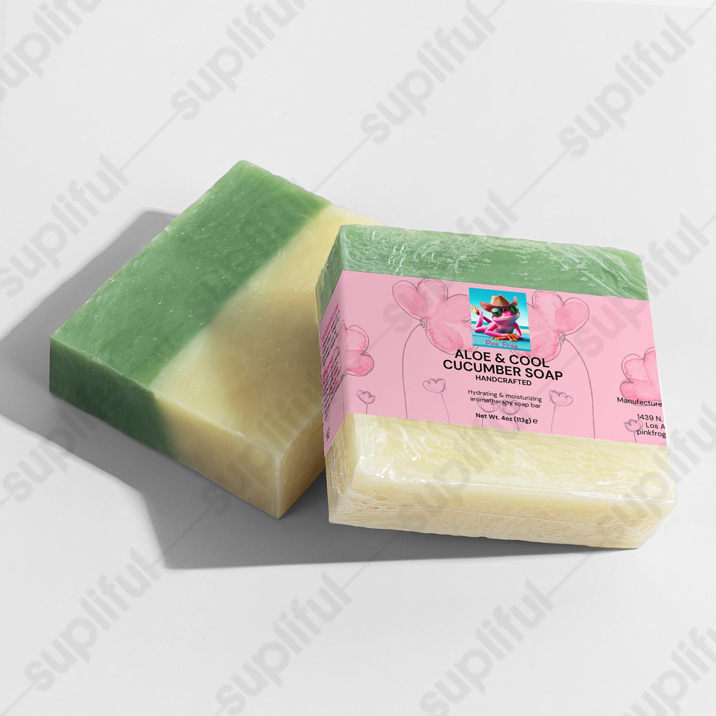 Aloe & Cool Cucumber Soap | Skincare - Pink Frog