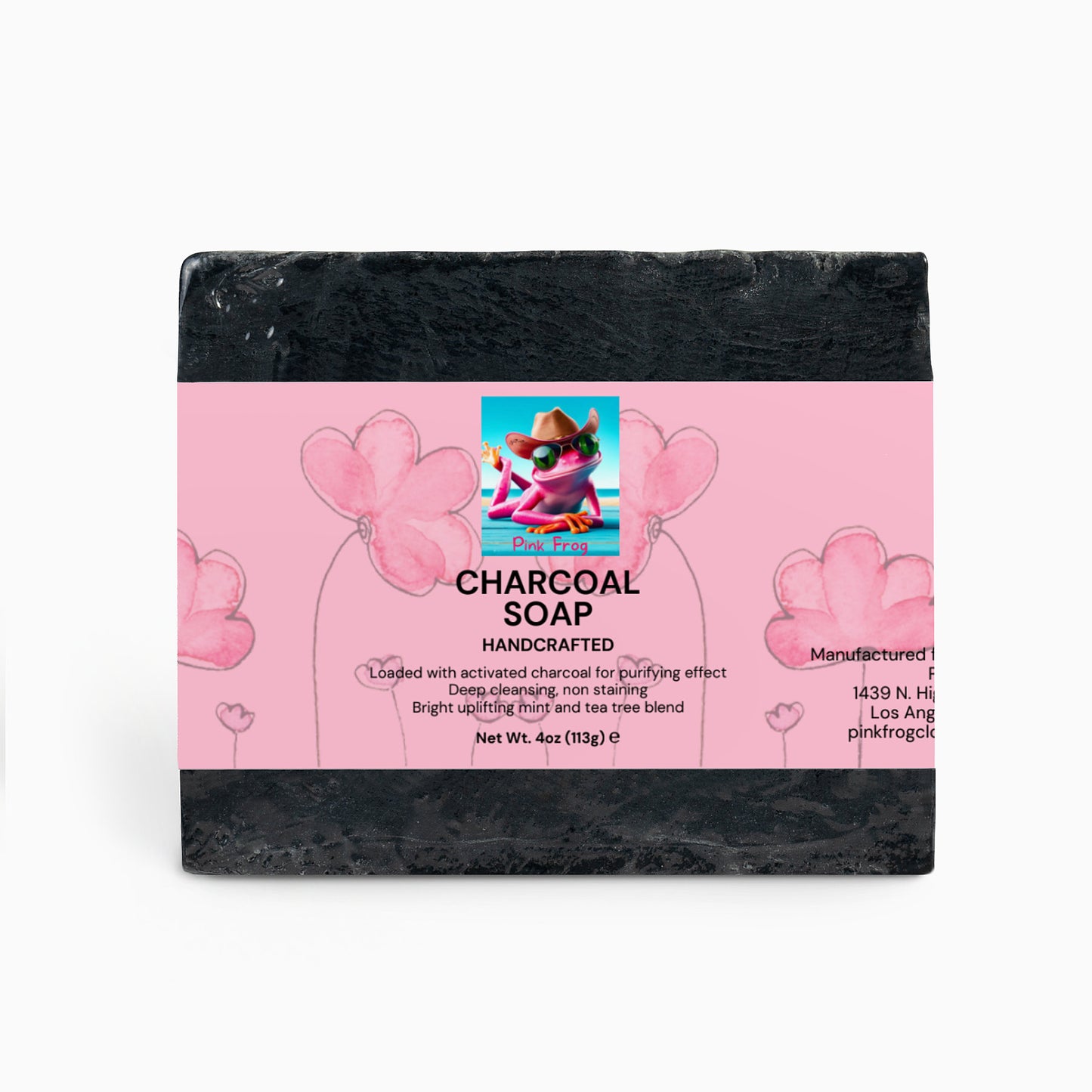 Charcoal Soap | Skincare - Pink Frog