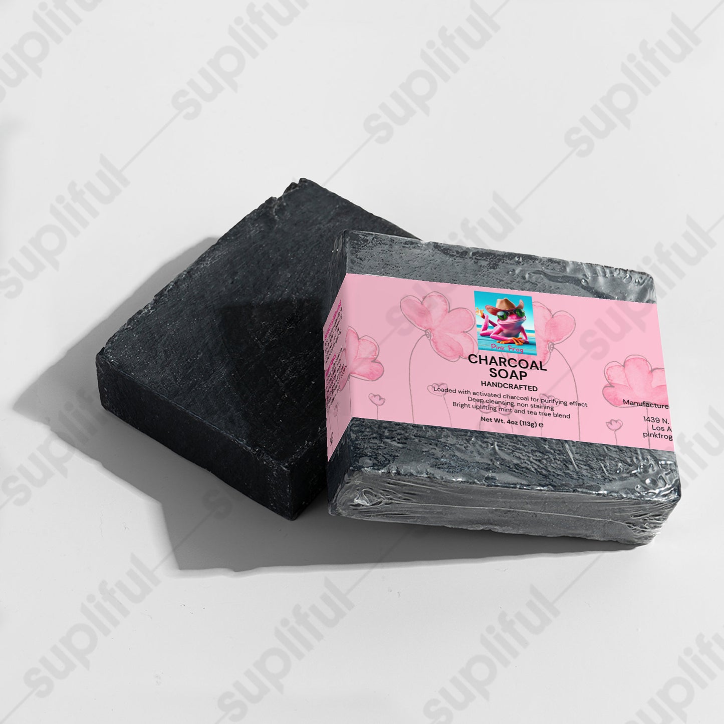 Charcoal Soap | Skincare - Pink Frog