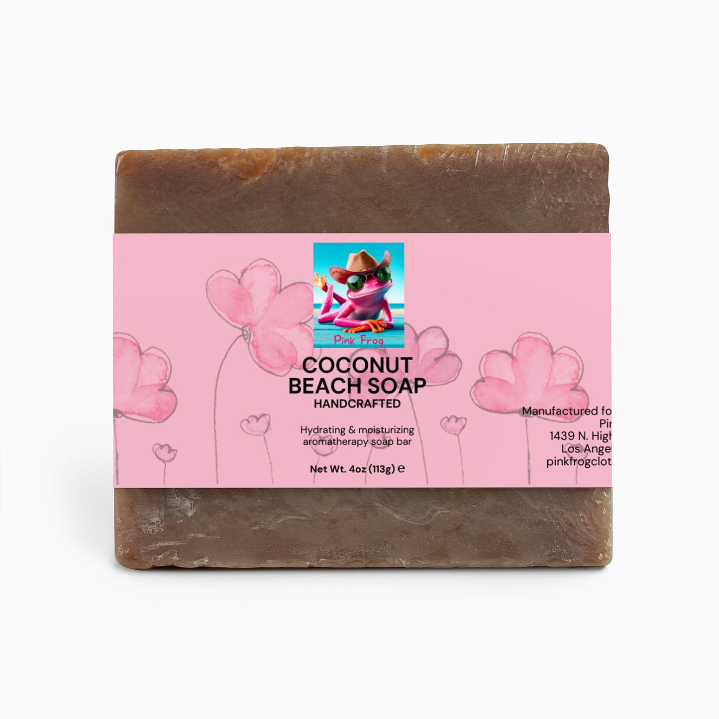 Coconut Beach Soap | Skincare - Pink Frog