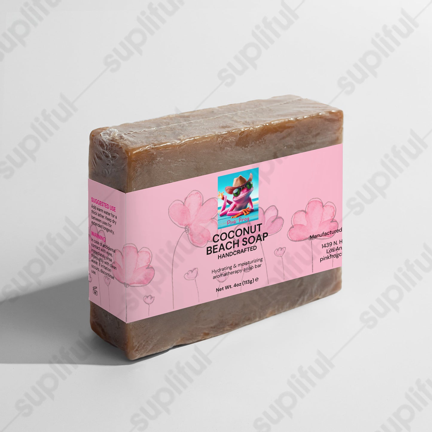 Coconut Beach Soap | Skincare - Pink Frog