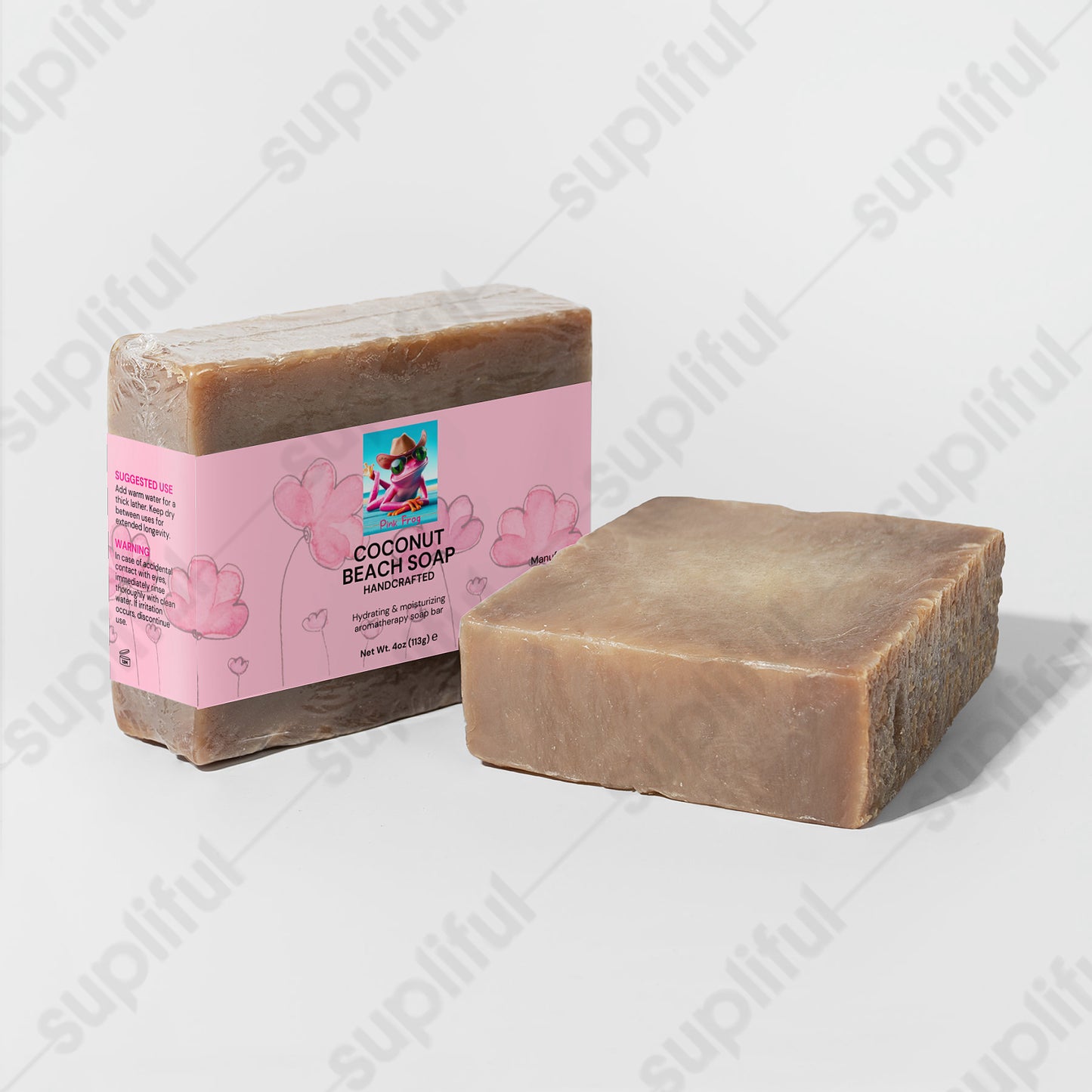 Coconut Beach Soap | Skincare - Pink Frog