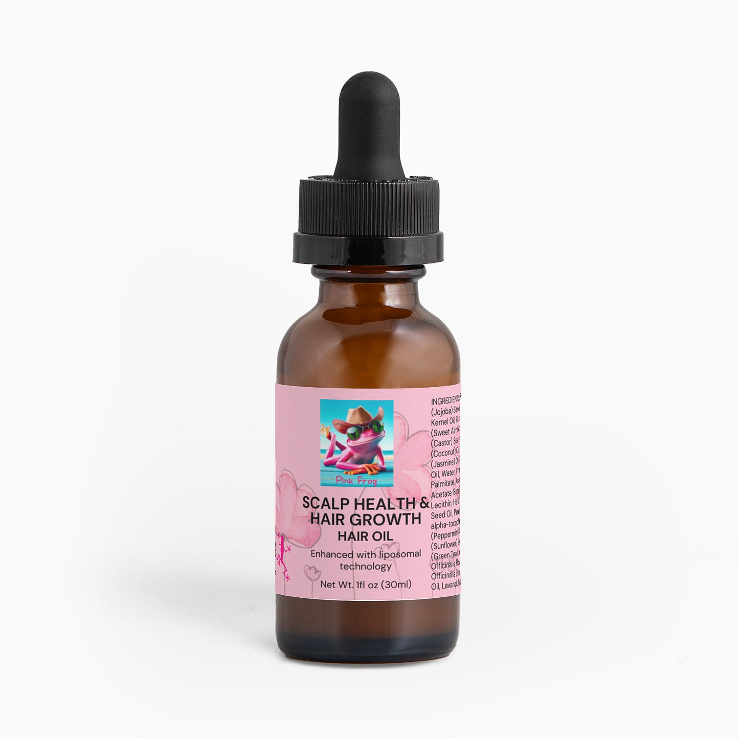 Hair Oil for Scalp Health and Hair Growth | Skincare - Pink Frog